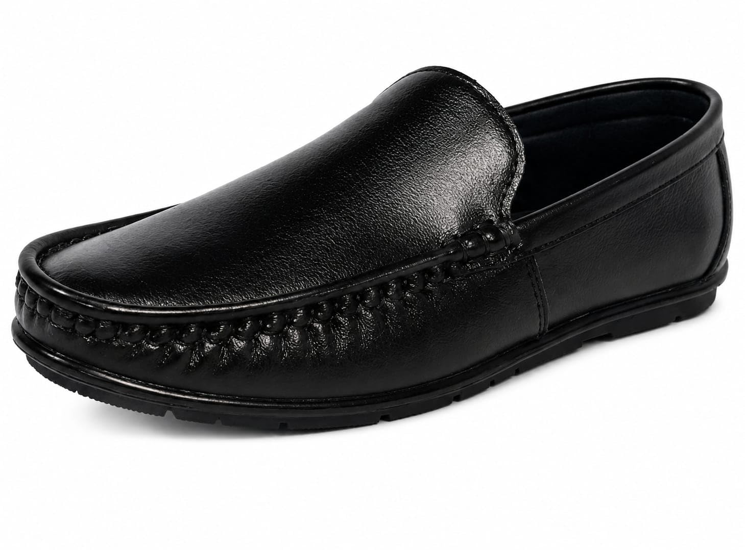 Genuine Leather Loafers for Men | Black Slip On Loafer Shoes for Men | Premium Dress Loafers | Formal & Casual Leather Shoes for Men-picture-18