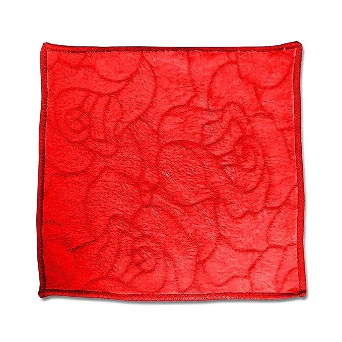 Microfiber Face Towel Handkerchief Rumal 350GSM Extra Soft and Super Absorbent Rose Printed Face Towels for girls Women's, Kids and Newborn Babies (Set of 8 Multicolor)-image-39