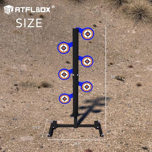 Cible en acier pour tir Atflbox AR500 résistant aux impacts de compétition