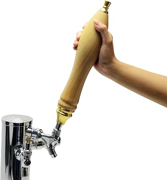 Pub Style Wooden Tap Handle Bar Tap for Home Brew and Kegerator