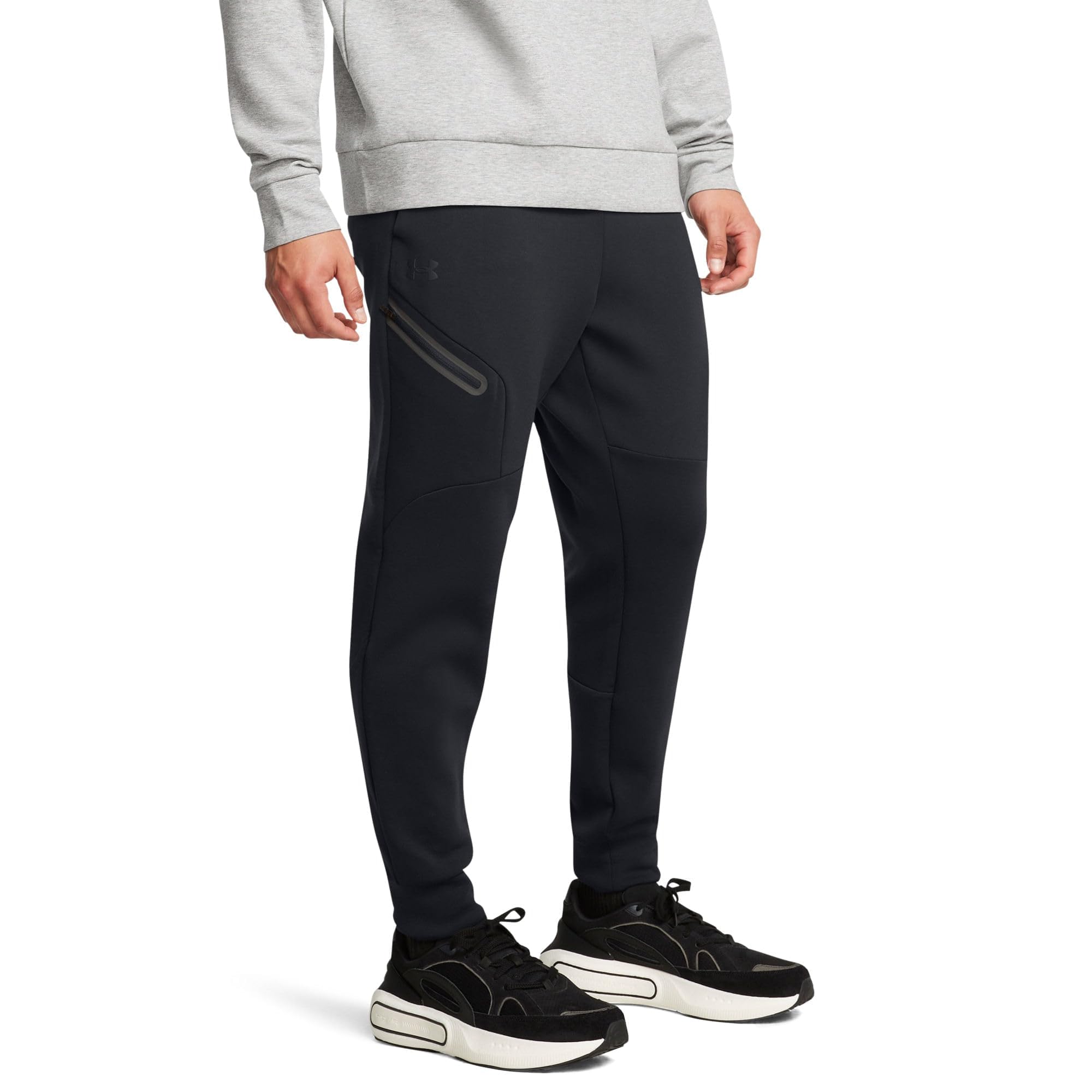 Under Armour Men's Unstoppable Closed Hem Fleece Joggers Black Large