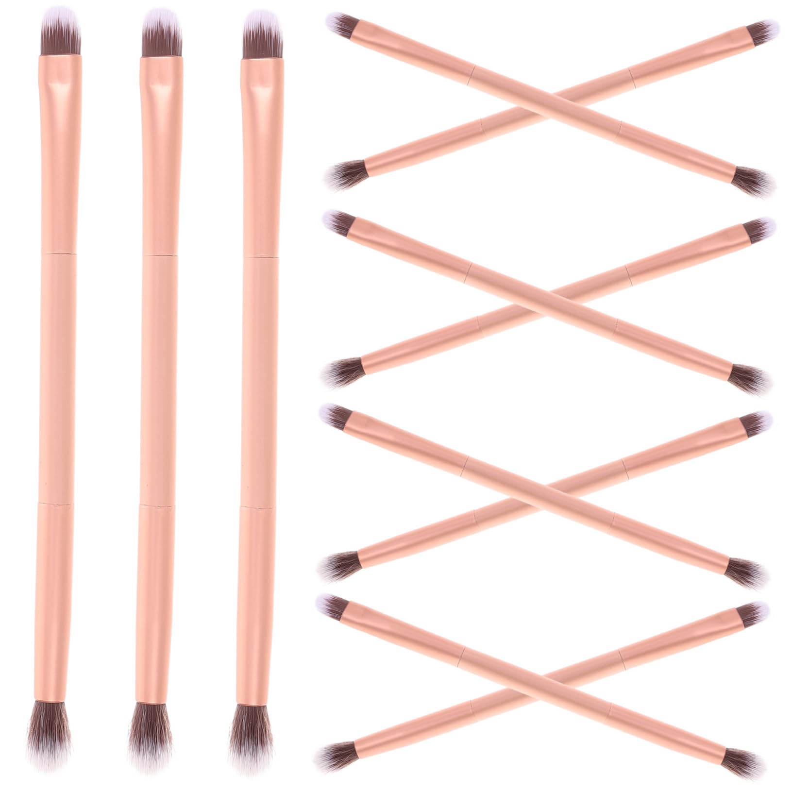 FOMIYES Professional Makeup Brush Set 24pcs Double Ended Eyeshadow Brush Eye Shadow Makeup Tools for Women