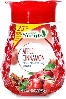 Great Scents Pearl Air Freshener & Odor Neutralizing Beads - Apple & Cinnamon 10 oz.