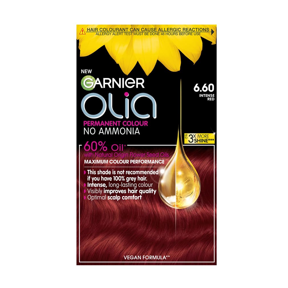 Garnier Olia 5.0 Brown, oil-powered, no-ammonia. 100% grey coverage. Luminous, long-lasting, vibrant brown hair color with exceptional shine and a healthy, nourished feel. — view 30