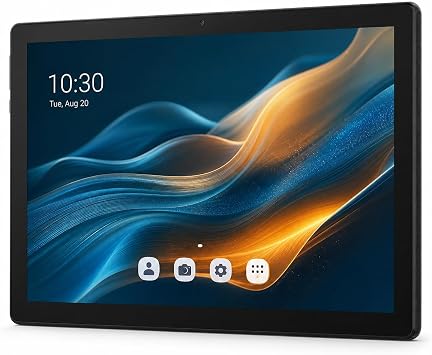 DigiLand 10.1-Inch Android 15 Go Tablet, 6GB RAM, 32GB, 6000mAh | 3GB physical + 3GB virtual memory, five-core 1.75GHz CPU, HD IPS display, dual-band WiFi 5, Bluetooth 5.0