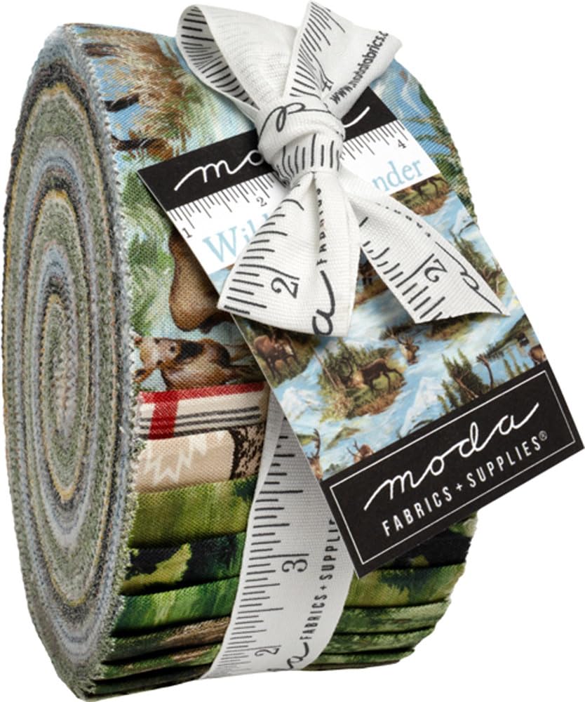 Wild Blue Yonder Jelly Roll 40 2.5-inch Strips Moda Fabrics 33870JR