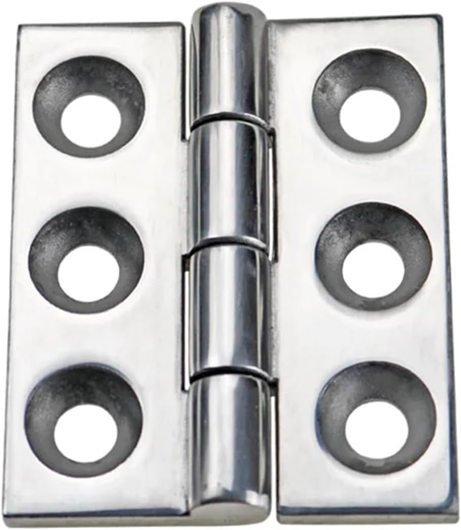 Stainless Steel Shaped Large Hole Fastening Hinge 1Pcs(65X55)