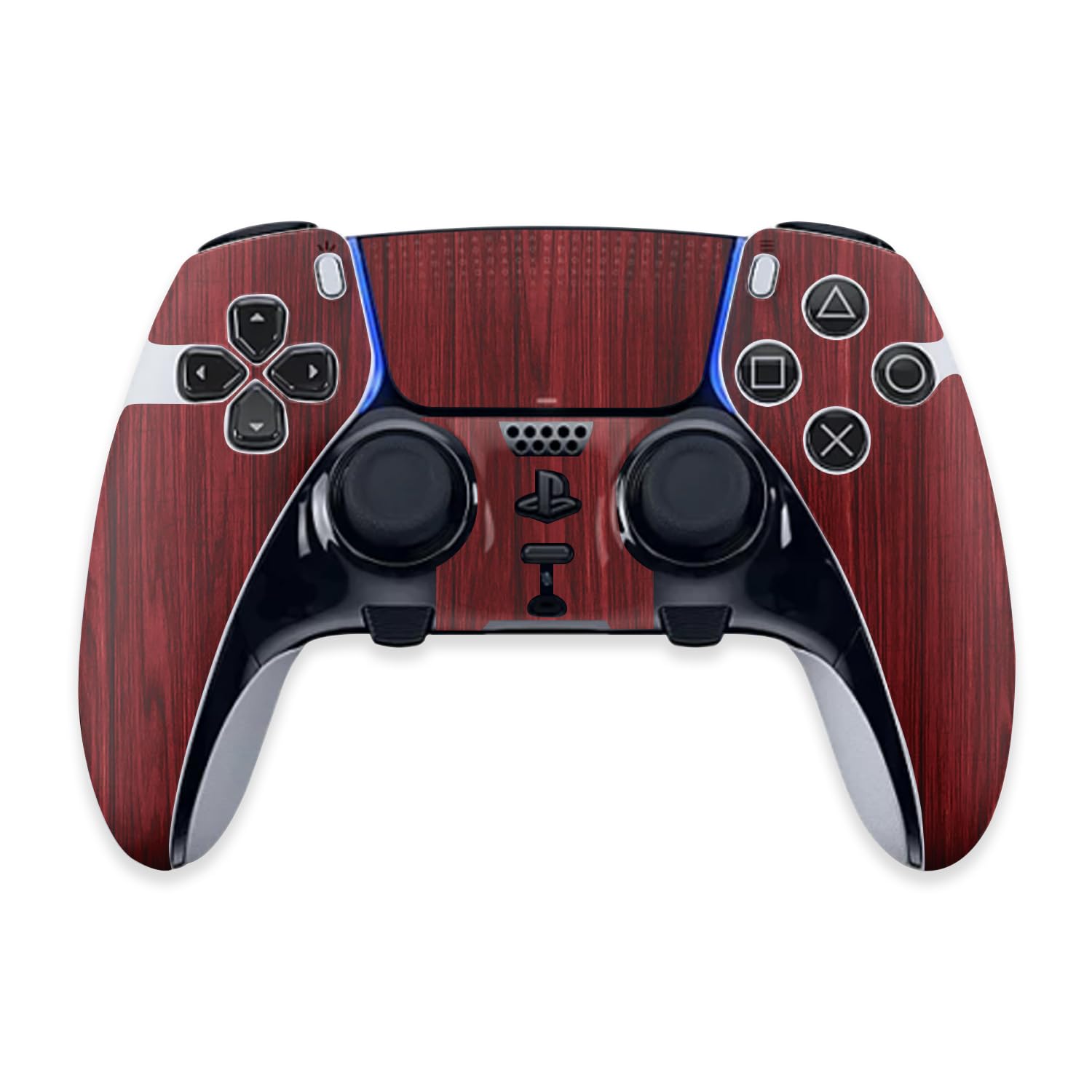 MightySkins Skin Compatible with PS5 DualSense Edge Controller - Cherry Grain | Protective, Durable, and Unique Vinyl Decal wrap Cover | Easy to Apply & Change Styles | Made in The USA