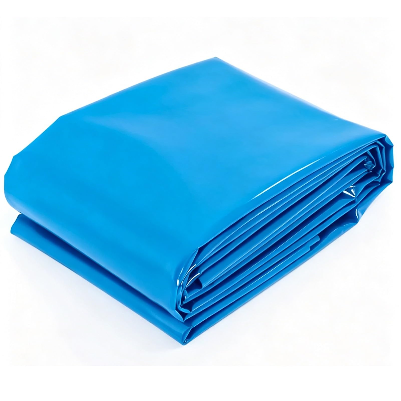 MARXAN Pond Liner Flexible 0.12mm Thick Blue Waterproof Membrane for Swimming Pool, Fish Ponds, Streams, Fountains, Water Gardens and Landscaping(2x8m(6.5x26.2ft))