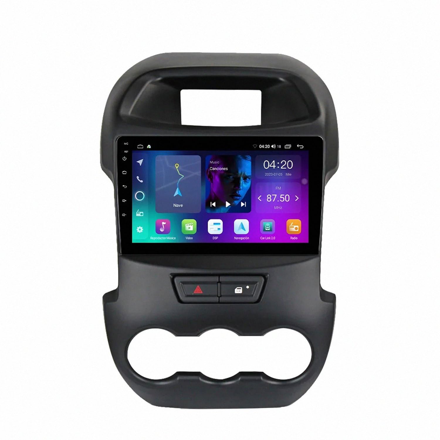 Android Auto Hyundai Santa Fe 2006-2012 con Pantalla Táctil GPS 4G+64G 8
