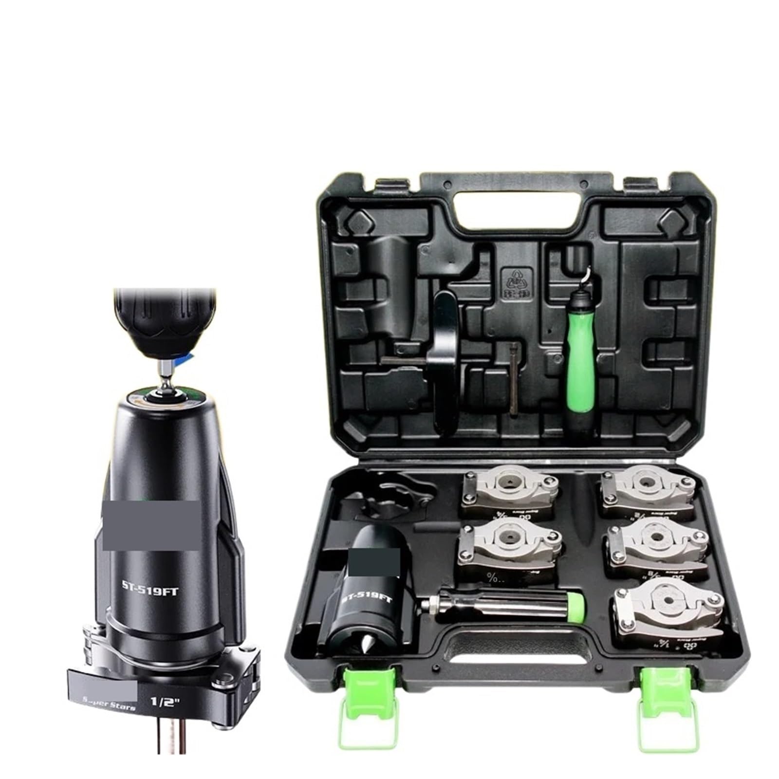 Pipe Expander, Copper Pipe Expander Set DSZH ST-519 Hand Electric Drill Dual-Purpose Expanderpipe Bell Mouth Air Conditioner