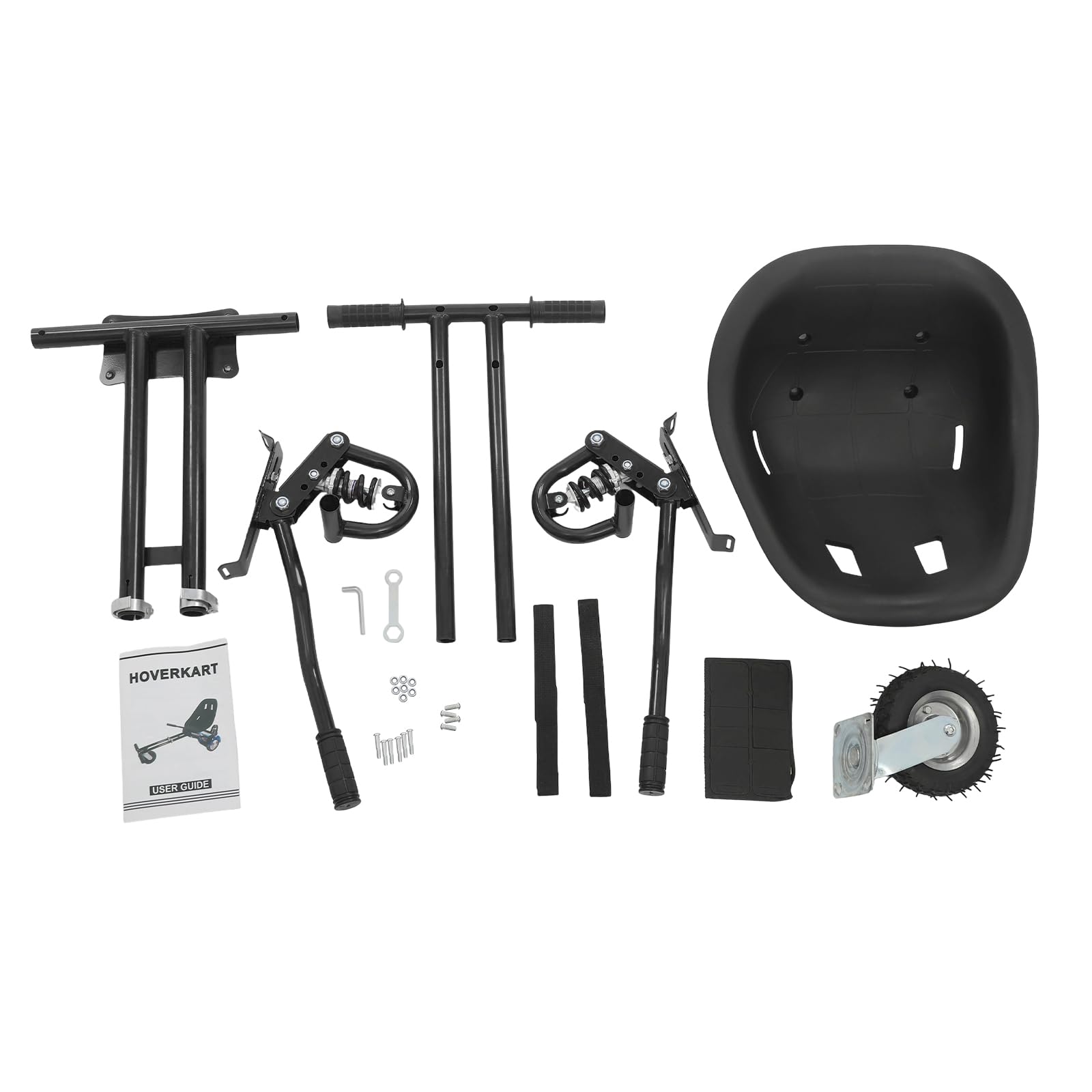 Siège d'hoverboard réglable pour trottinette auto-équilibrée, avec pneu avant, pour hoverboard de 6,5 à 10", accessoires universels et kit de mise à niveau pour enfants et adultes