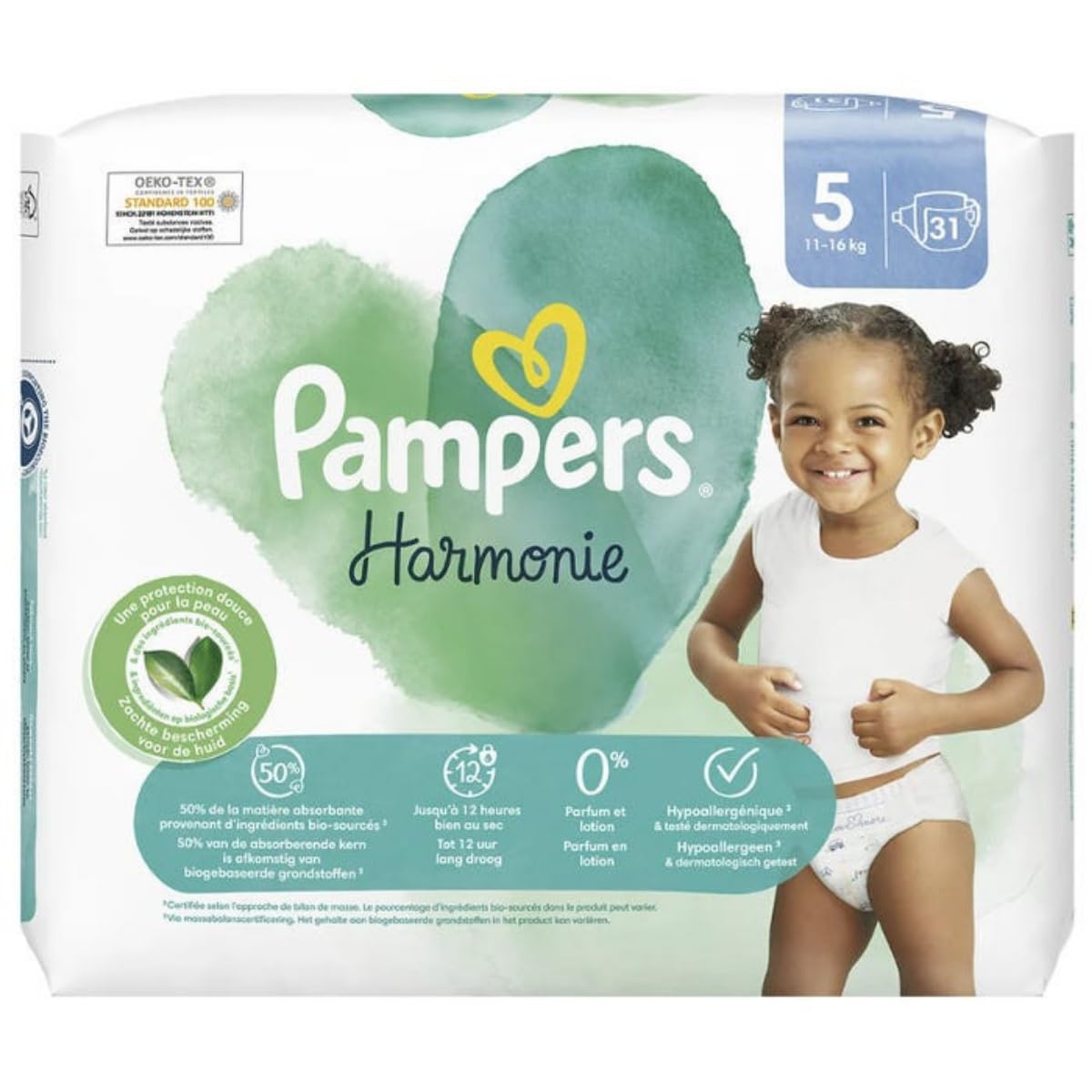 Pampers Diapers harmony size 5 - 31 pack