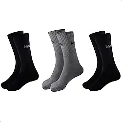 Kit 3 Pares Meias Cano Médio Curto Mash Algodão Felpa Atoalhada Unissex Adulto