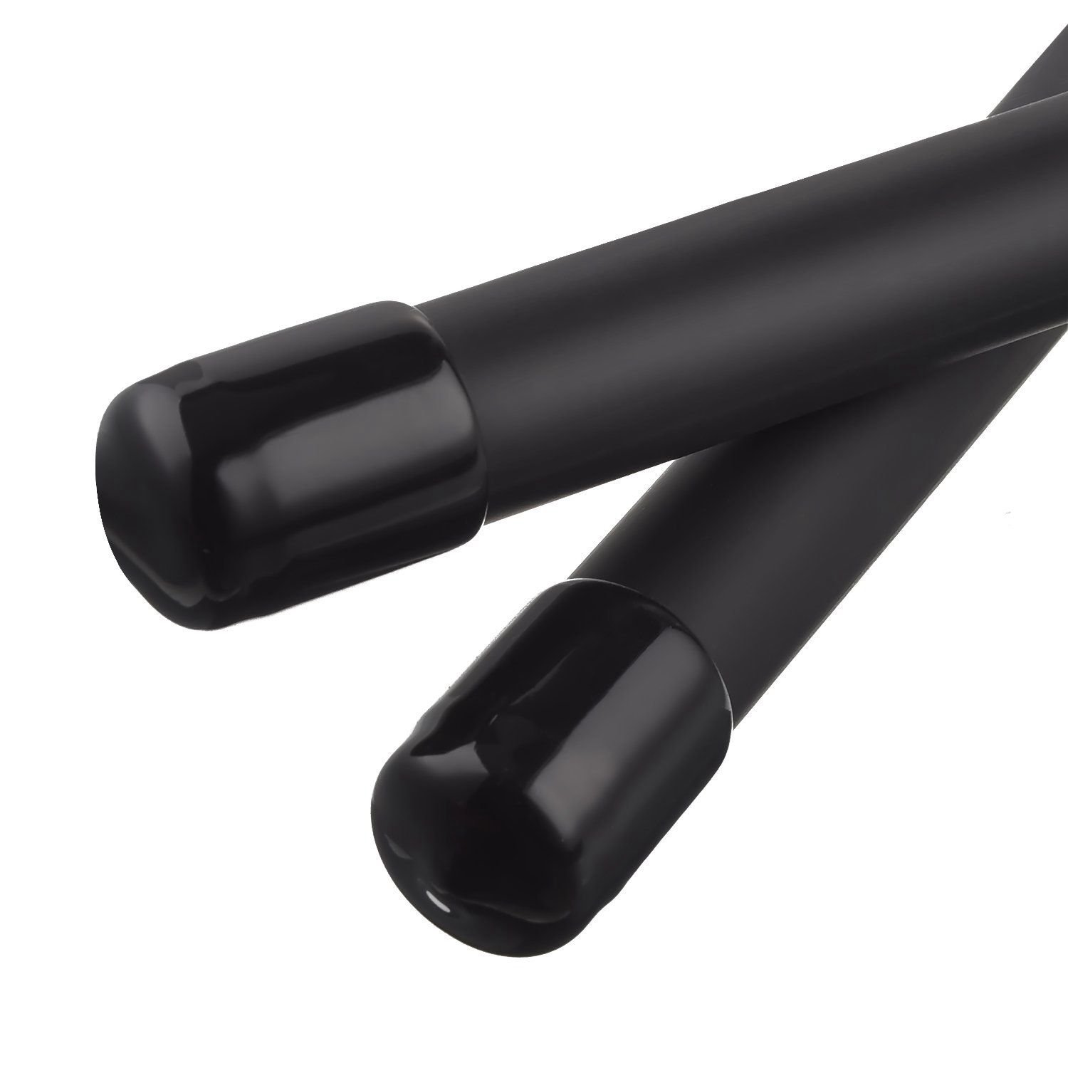 1 paire de de batterie rétractables Jazz 32 cm noir