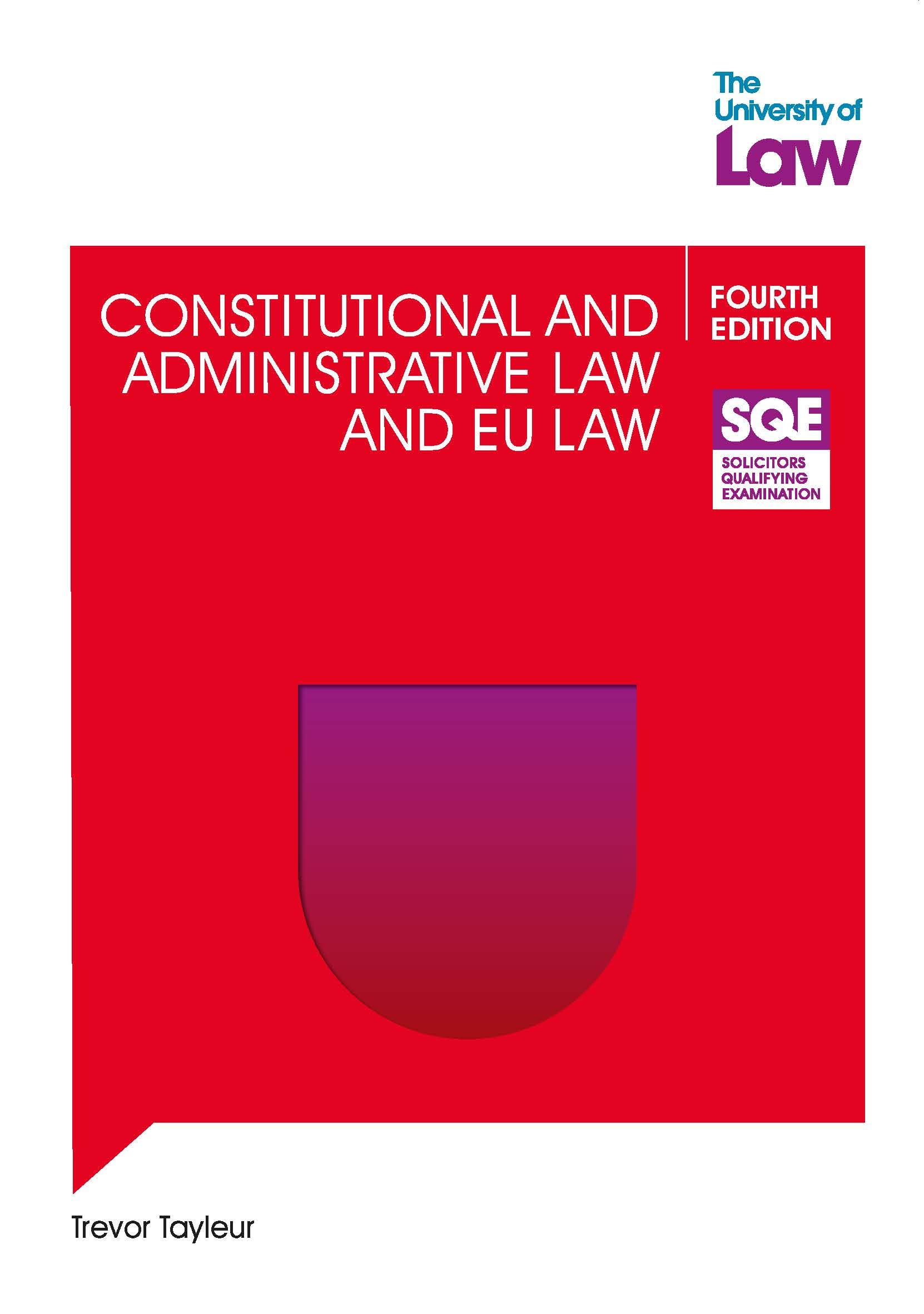 SQE - Constitutional and Administrative Law and EU Law 4e