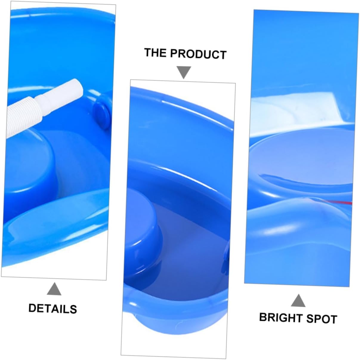Bedside Hair Washing Bowl Drainage Tube Sturdy Design for Boys and Girls Elderly