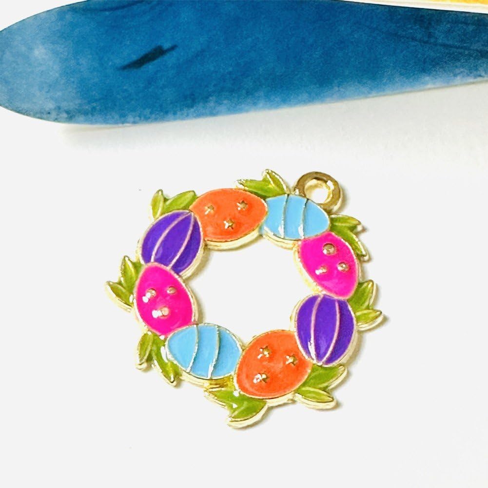 Zawieszki wielkanocne w kształcie marchewki, biżuteria emaliowana, wieniec marchewkowy, wisiorki ze stopu wielkanocnego, do tworzenia naszyjników, bransoletek, kolczyków, DIY, 20 sztuk