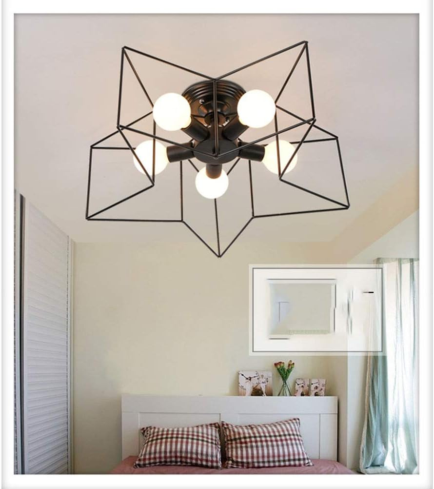 Pendant Lights LED Chandelier Retro Pendant Light Metal