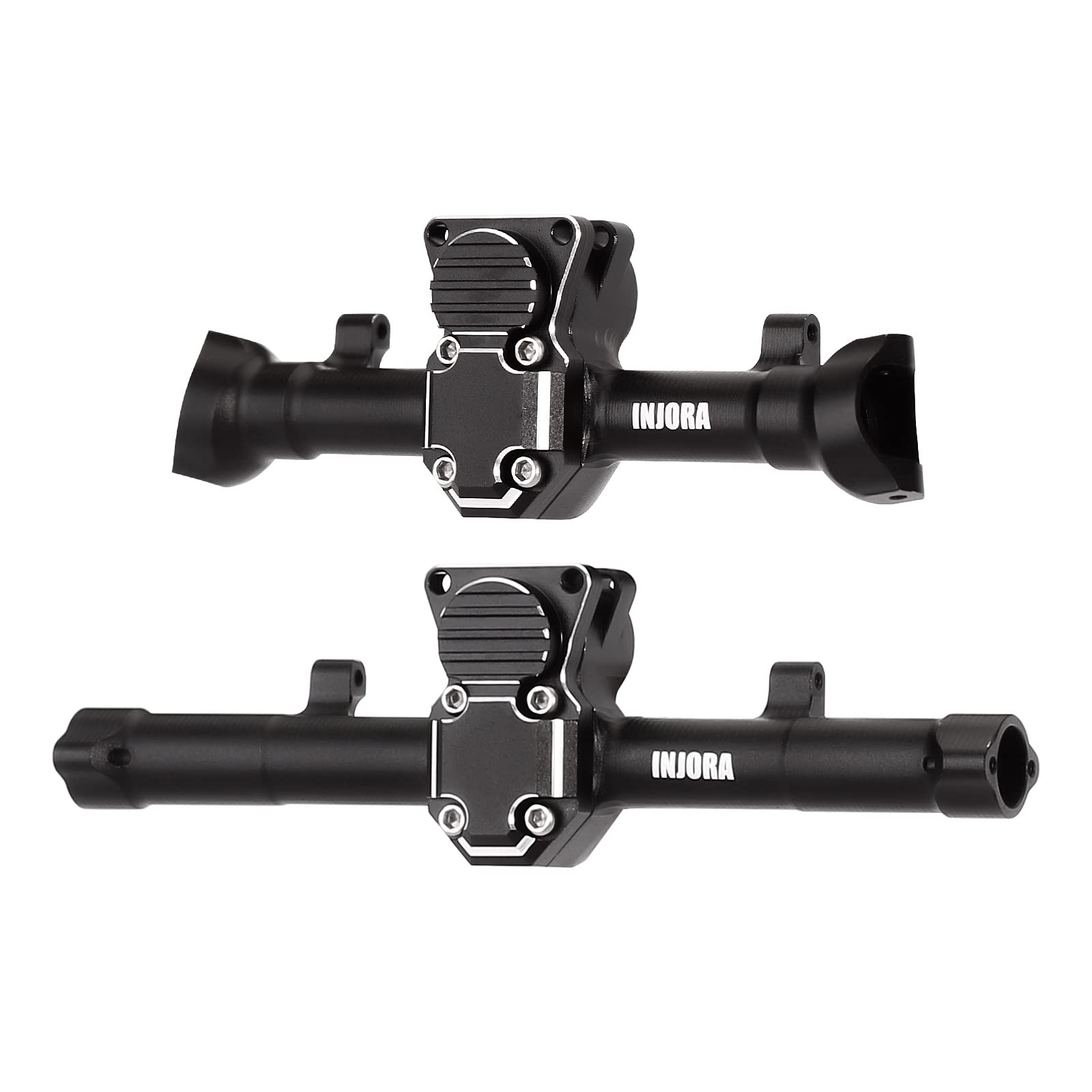 INJORA Front and Rear Axle Housing Set CNC Aluminum Upgrade