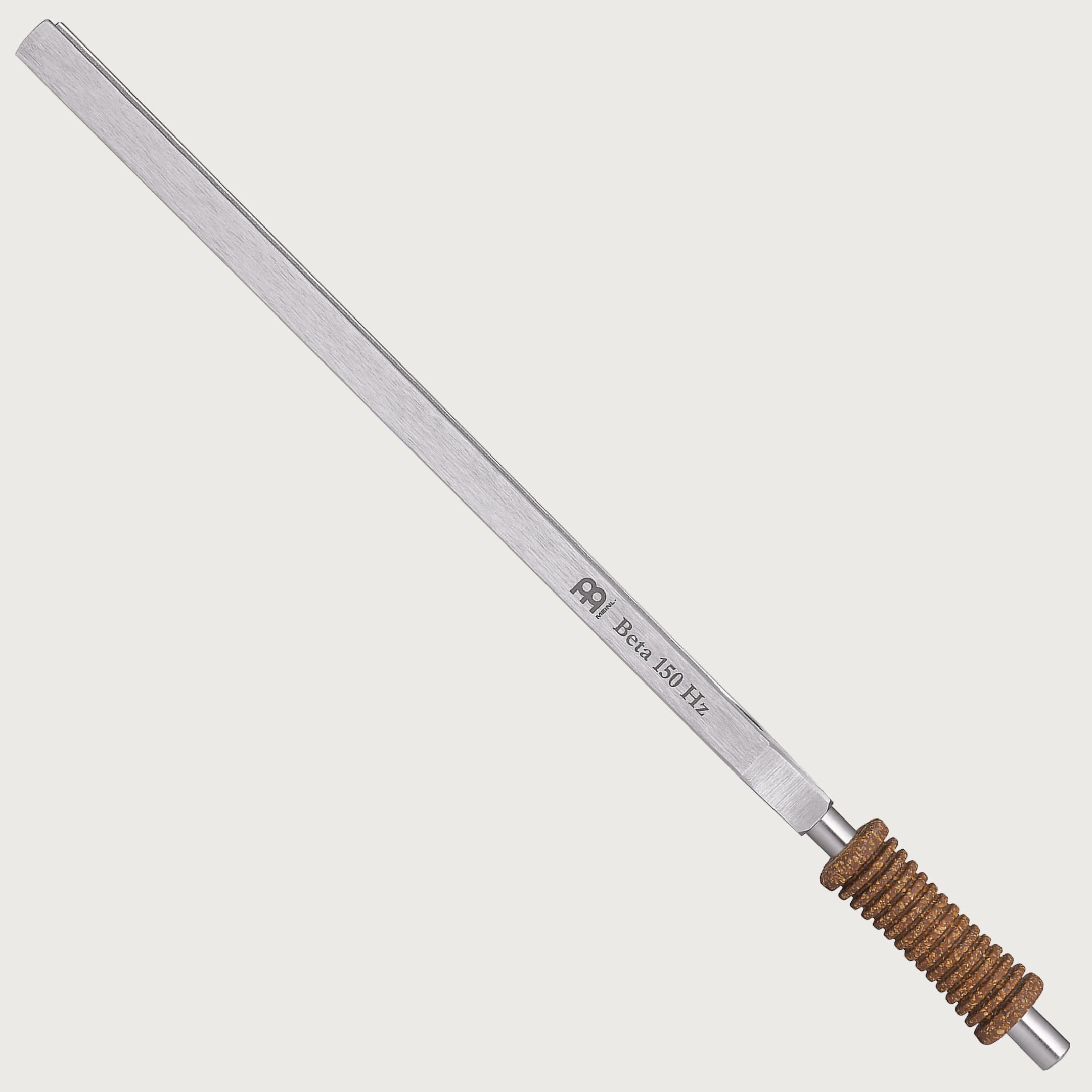 Sonic Energy Binaurale Therapie Stimmgabel, Beta (TTF-BETA) | 150 Hz, 23,5 cm lang, 125 g, in Deutschland gefertigt, inkl. Hülle, vernickelter Stahl, Korkgriff