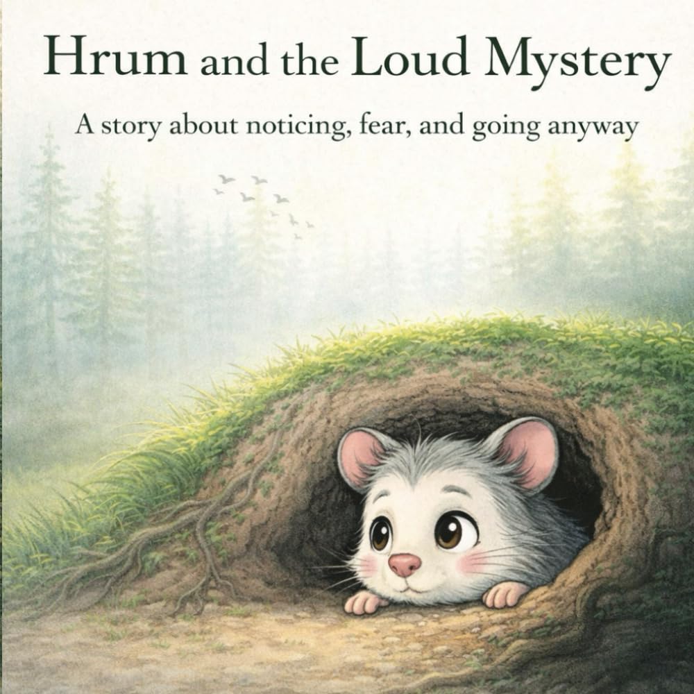Hrum and the Loud Mystery: A Gentle Story About Noticing, Fear, and Going Anyway, 7*7