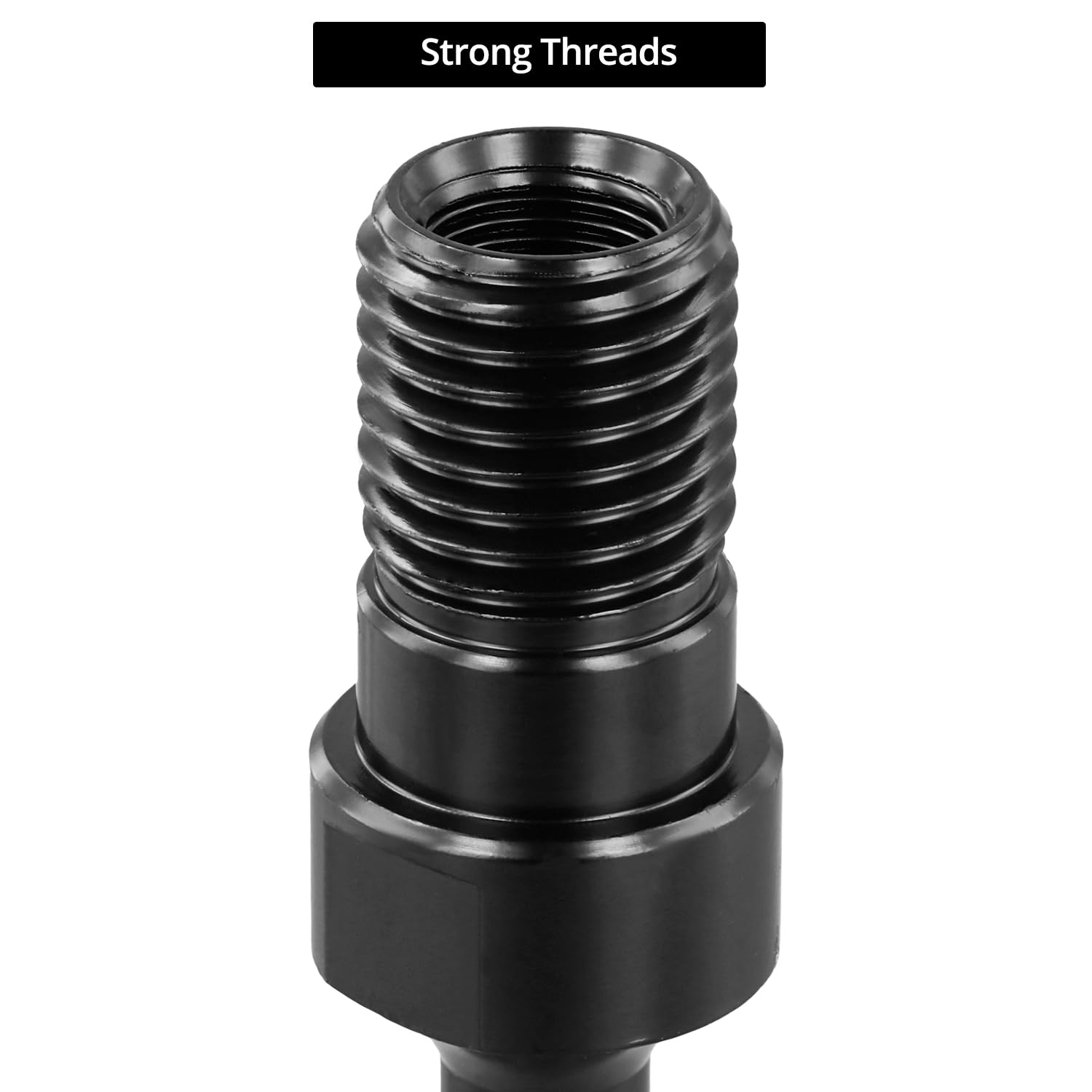 QWORK® Adattatore 1-1/4" UNC, Adattatore per Punta da Trapano, Compatibile con Max Plus