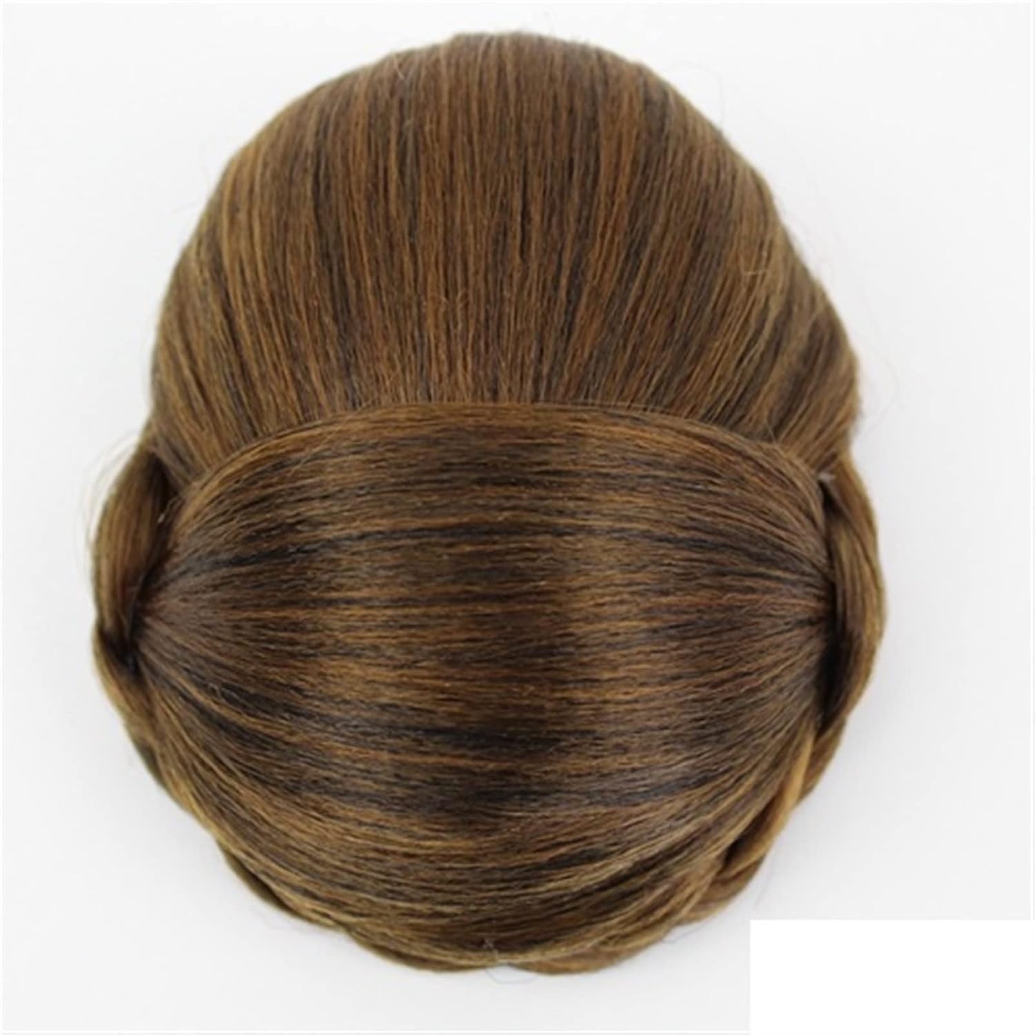 GSOUL Hair Bun Pieces for Women 1 Pack Synthetic Bun Braided Ponytail Hair Extensions Women's Donut Curls Accessories for Women