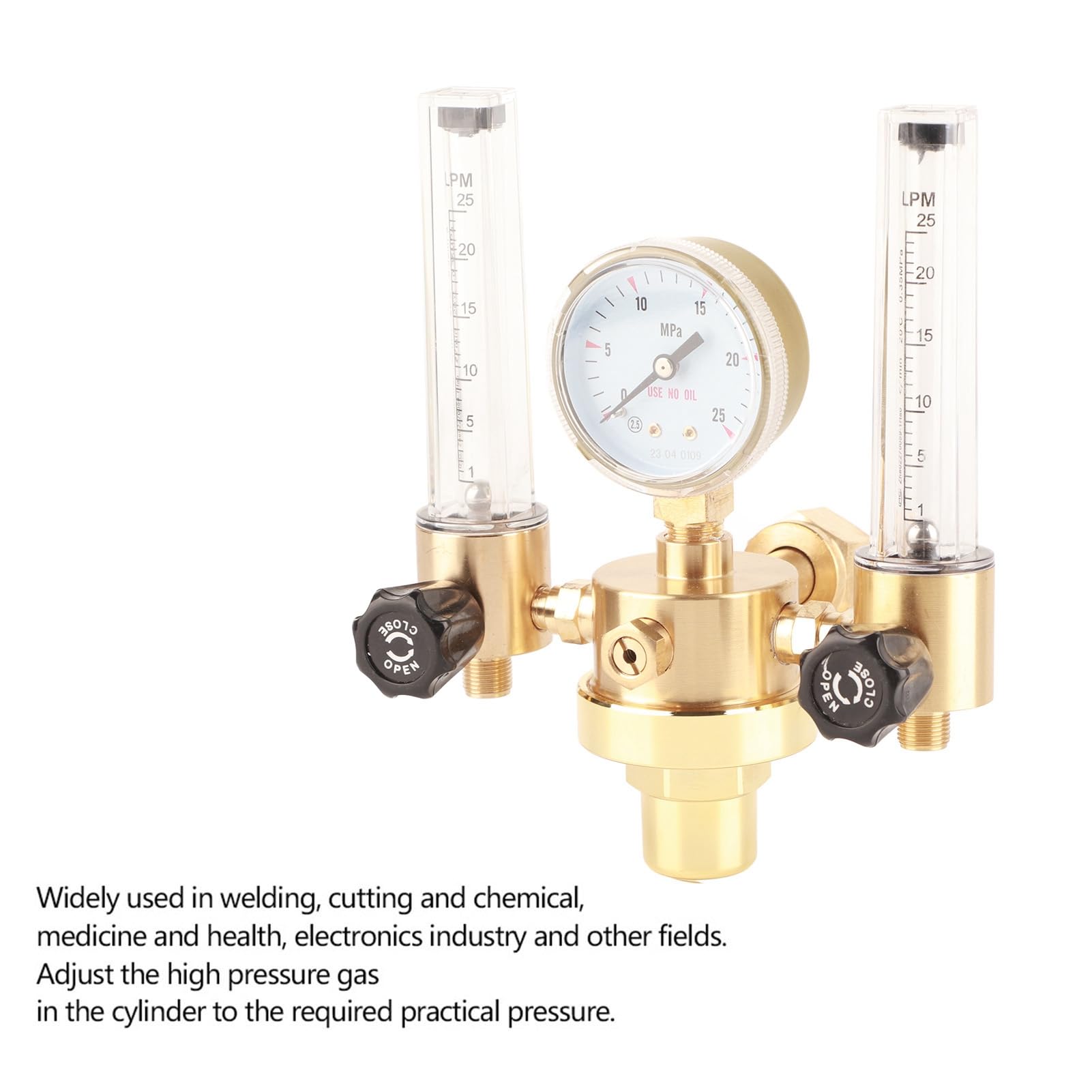 Regulator przepływomierza argonu Miedziany regulator ciśnienia argonu WX-562-5/8 z gwintem wewnętrznym do spawania i cięcia