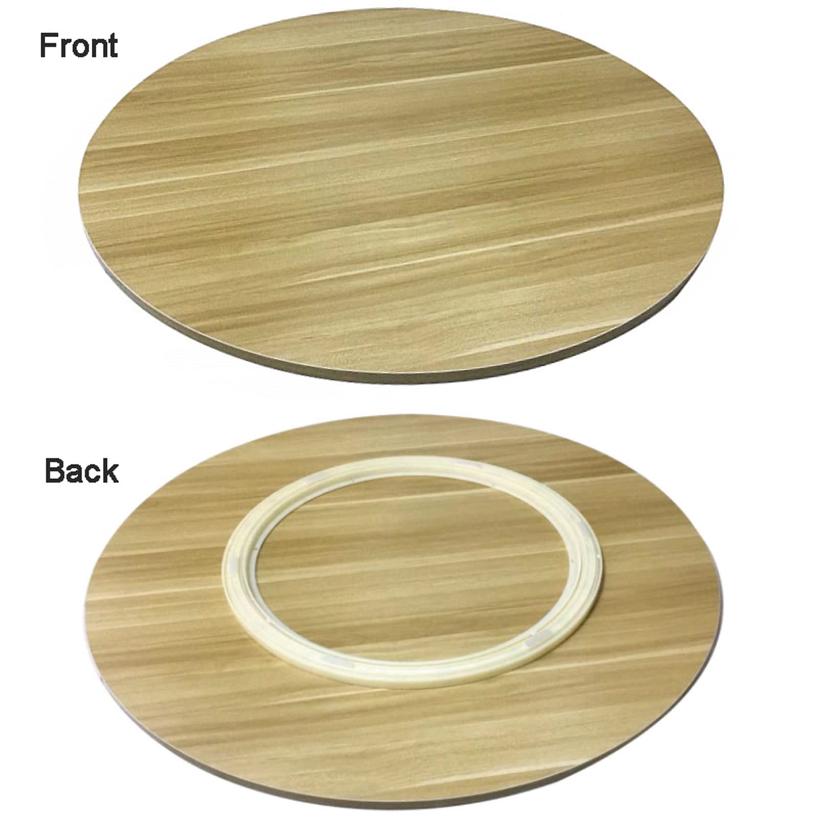 Bandeja giratoria de madera para mesa de comedor, centro de mesa redondo, vajilla perezosa, mesa giratoria, perfecta para fiestas y eventos