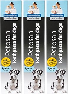 Petosan 3X Zahnpasta für Hunde 3x70g Zahnpasta für die Zahnpflege bei Haustieren product image