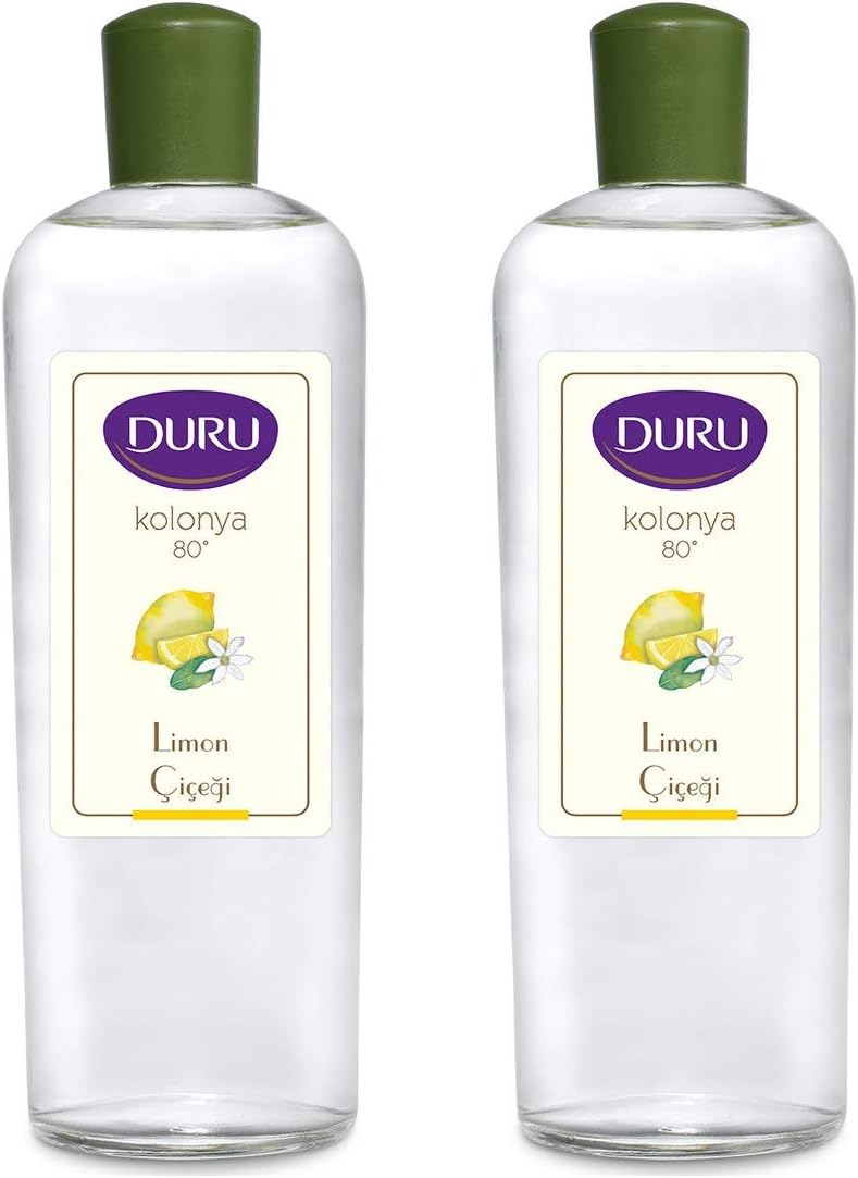DURU LEMON TRADITIONAL TURKISH COLOGNE AFTERSHAVE 400ML (2 PCS OFFER)