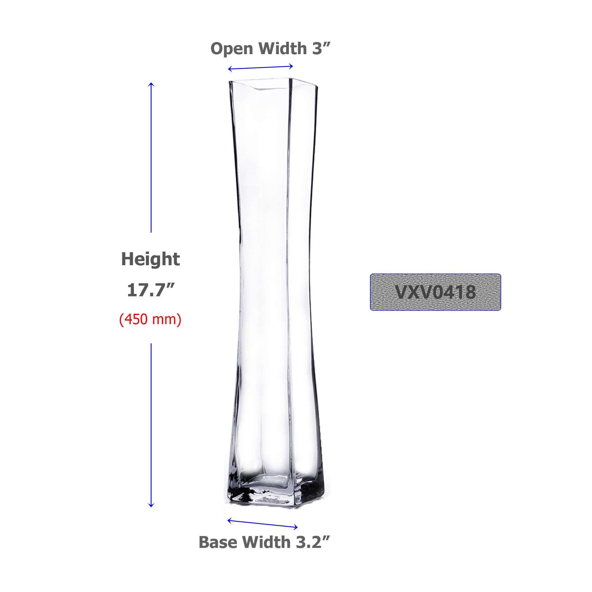 Amazon.com: WGV Tall Masterpiece Glass Vase, 3