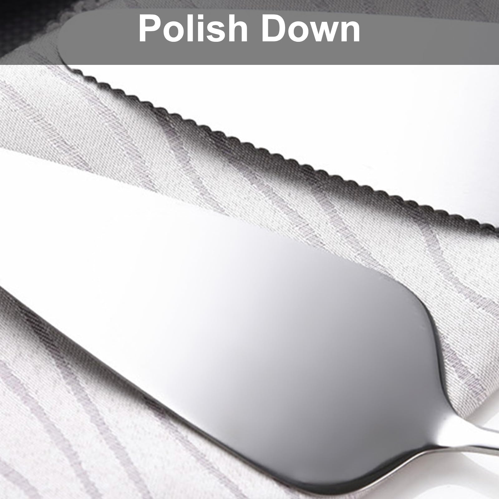 Pala Per Torte In Acciaio Inox - Dorata E Seghettata, Per Servire Con Eleganza