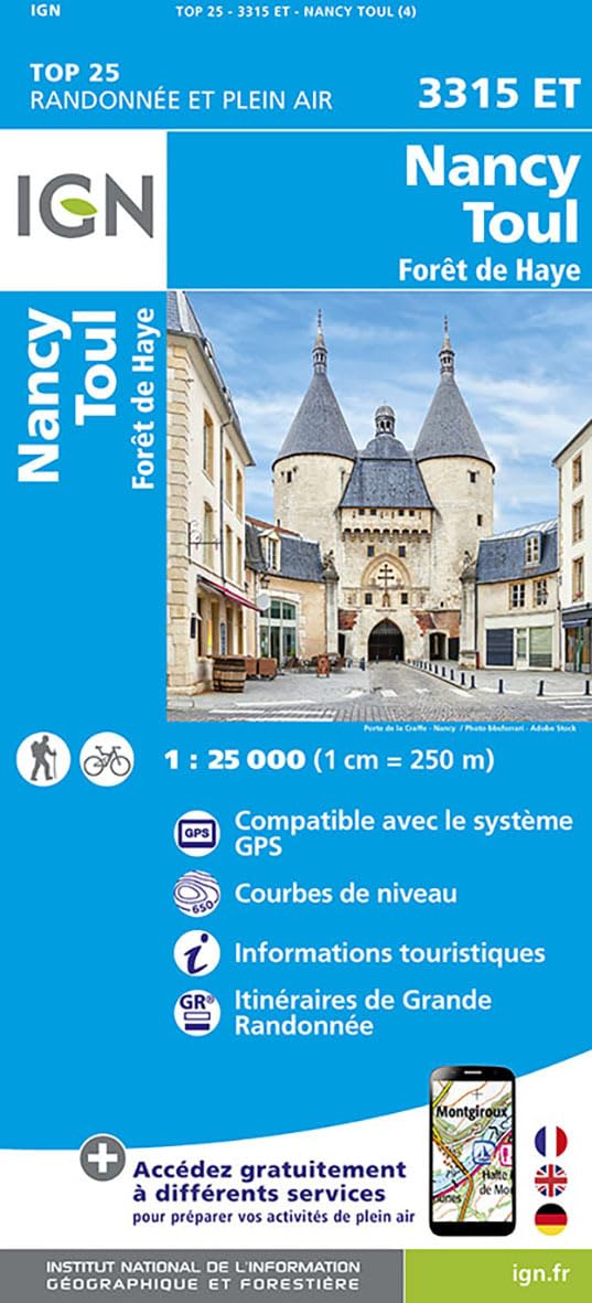 Nancy / Toul / Forêt de Haye (3315ET) (TOP 25)