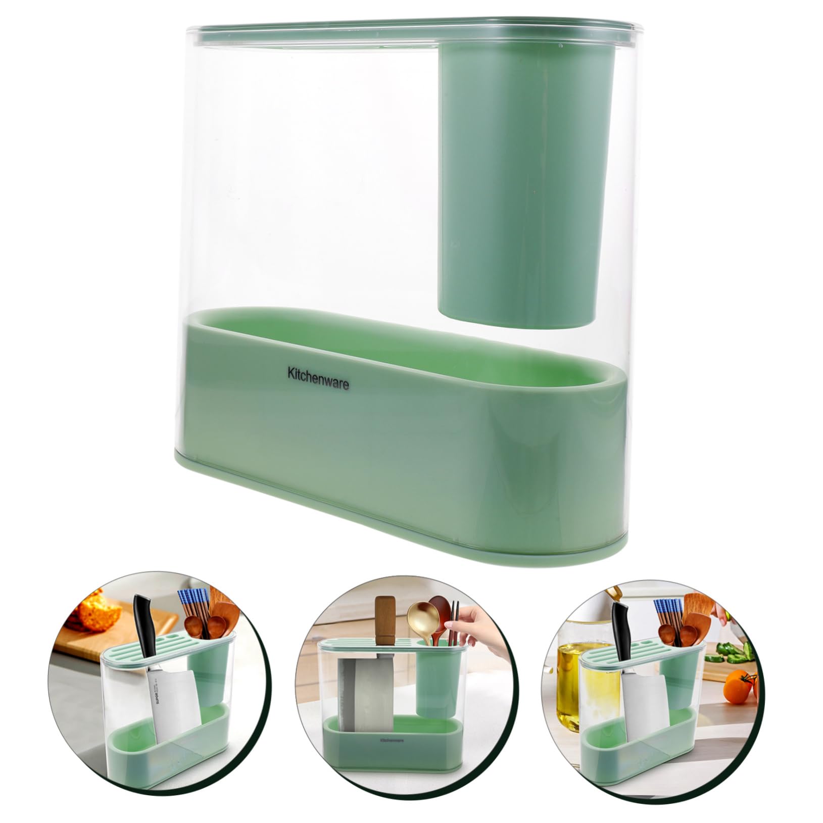 ABOOFAN Cutter Holder Kitchen Supplies Chopsticks Spoon Stand Utensil Rack Cutter Organizer Drain Rack