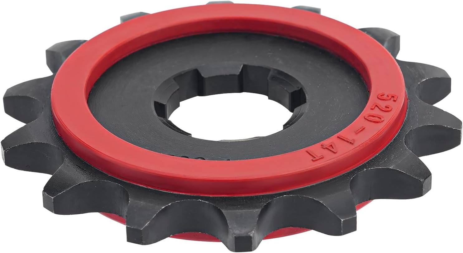 Road Passion 520 14T Front Sprocket 13144069 93834-12016-00 938-34150-78-00 Replacement for Yamaha 350 YFM350 X Warrior 1987-2004/350 YFZ350 Banshee 1990-2009/350 YFM350 Raptor 2004