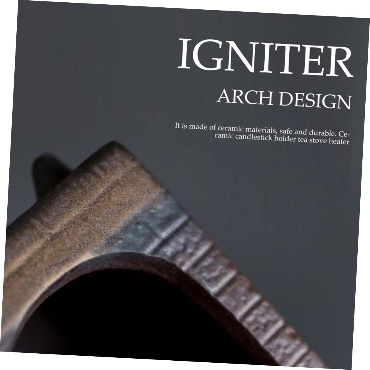 Mikinona 1set Ceramic Tea Warmer Elegant Teapot Heating Stove for Home Restaurant Desktop Ornament for Tea for Keeping