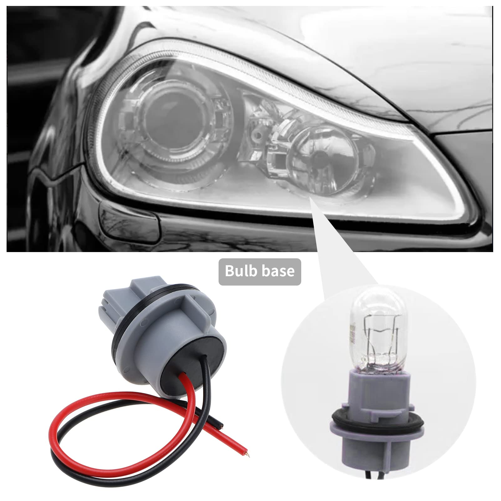 Portalampada Auto T20/7440/7443 Precablato - 2 Pezzi Per Luci Parcheggio, Retromarcia E Frecce - Foto 6