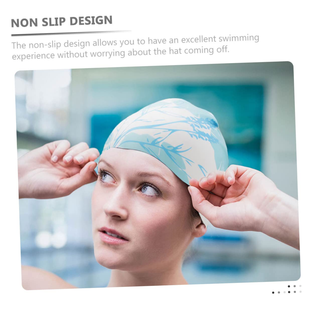 HANABASS Gorro de baño Estampado Gorro de natación para Adultos Sombreros de natación Gorros Natacion Gorro de Natacion Gorra de baño Gorra para Gorras para