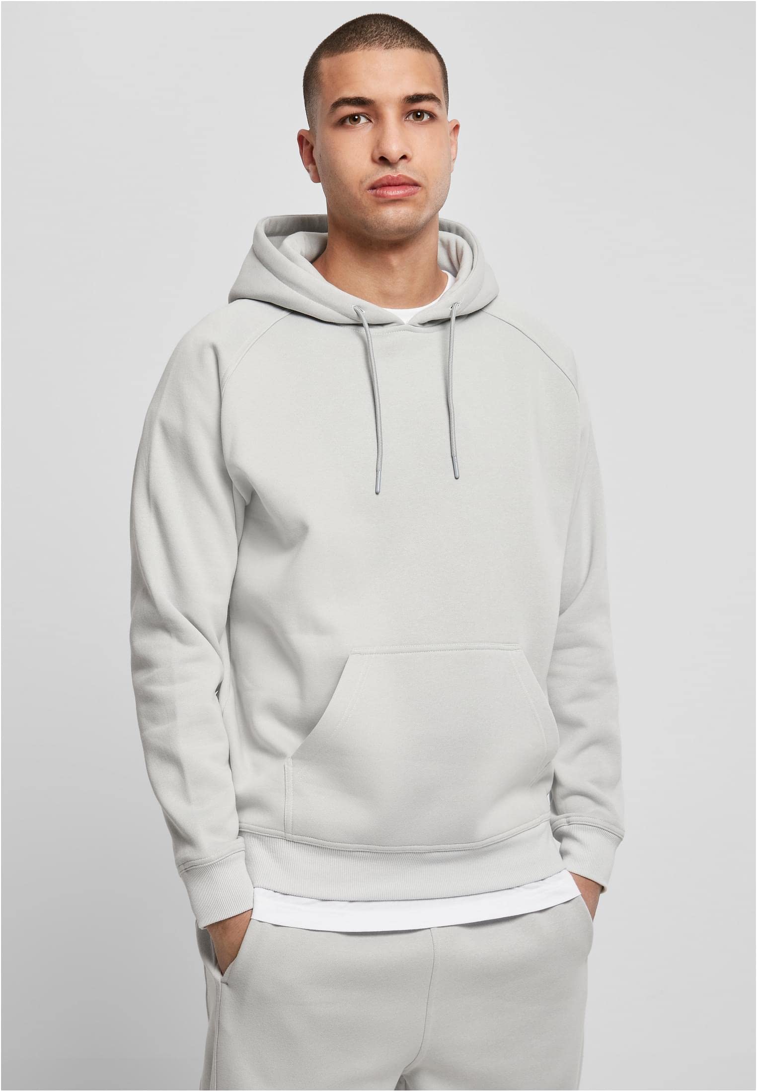 Urban Classics TB014-Blank Hoody 2-Pack, Felpa con Cappuccio Uomo, Lightasphalt, XL