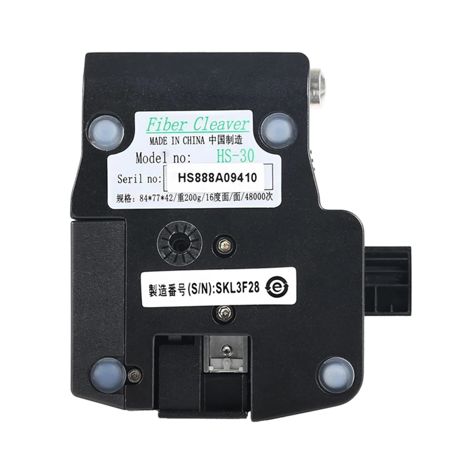Cliveuse à Fibre Optique FTTH Haute précision HS30 Remplace l'outil à Fibre CT-30 16 Lames de Surface, coupeur HS-30, fabriqué en Chine