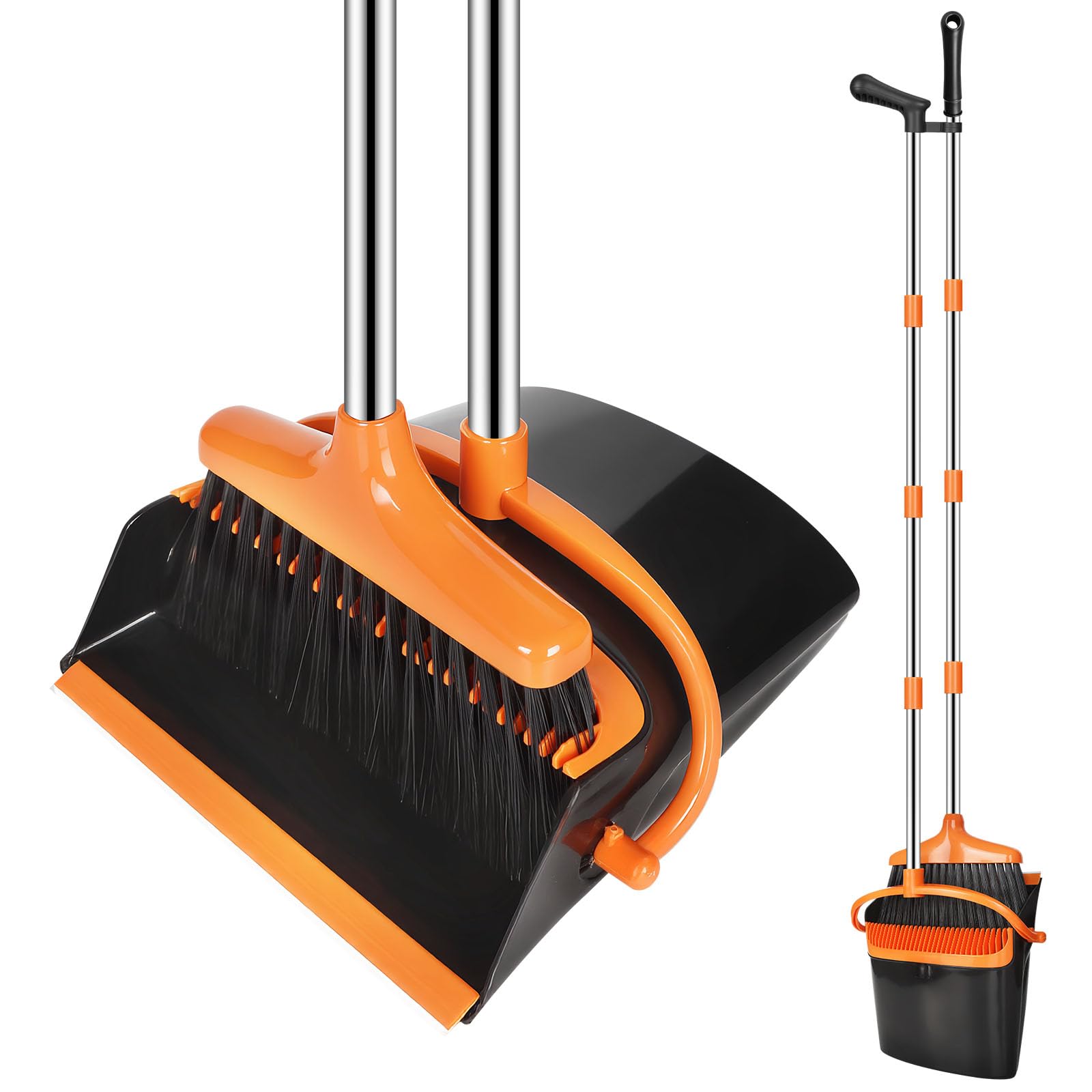 Set Scopa e Paletta Con Manico Lungo da 115 CM