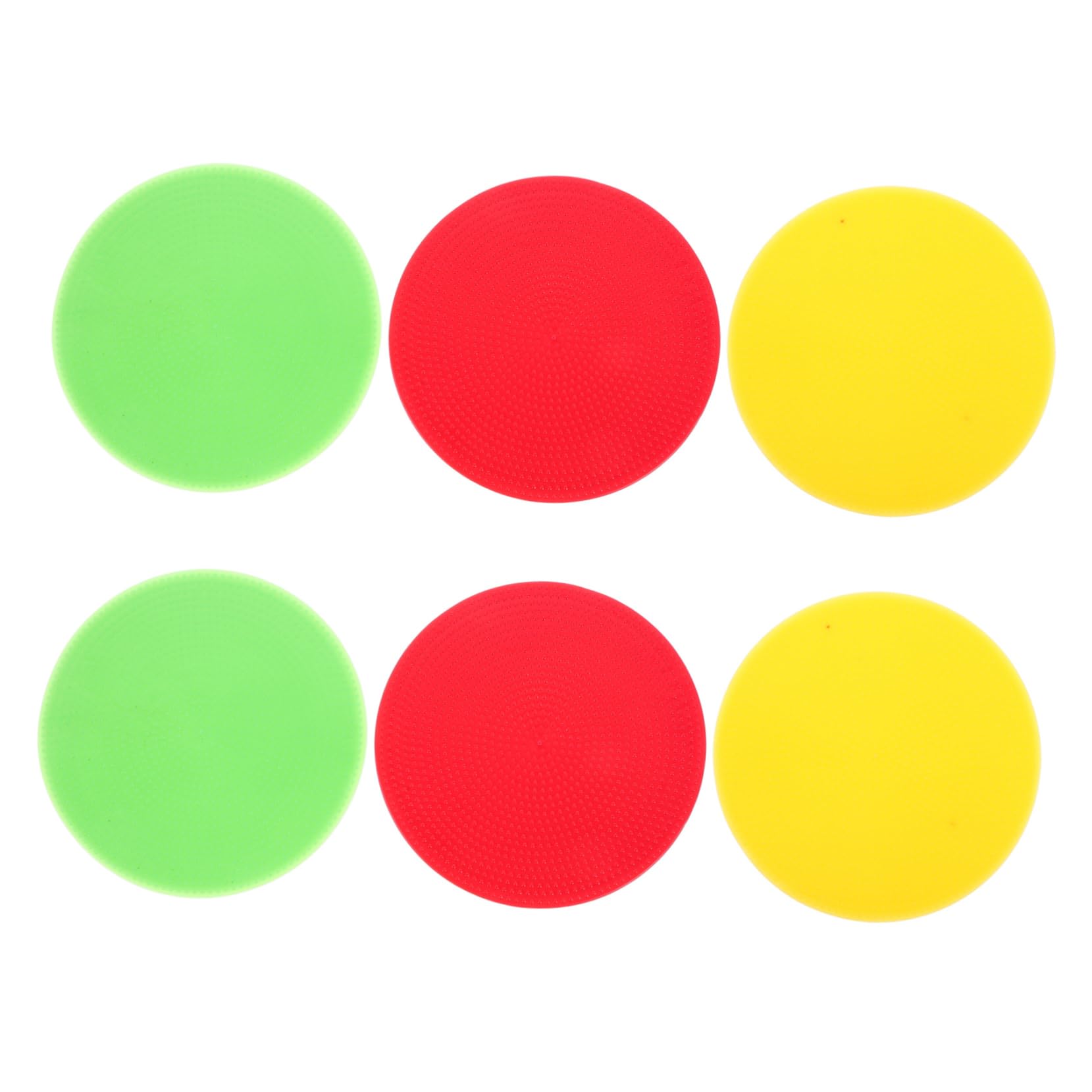 KOMBIUDA 6Pcs Football Training Marker Discs Lightweight Soccer Exercising Plates for Agility Drills Durable and Wear Training Equipment for Site Boundaries and Courses