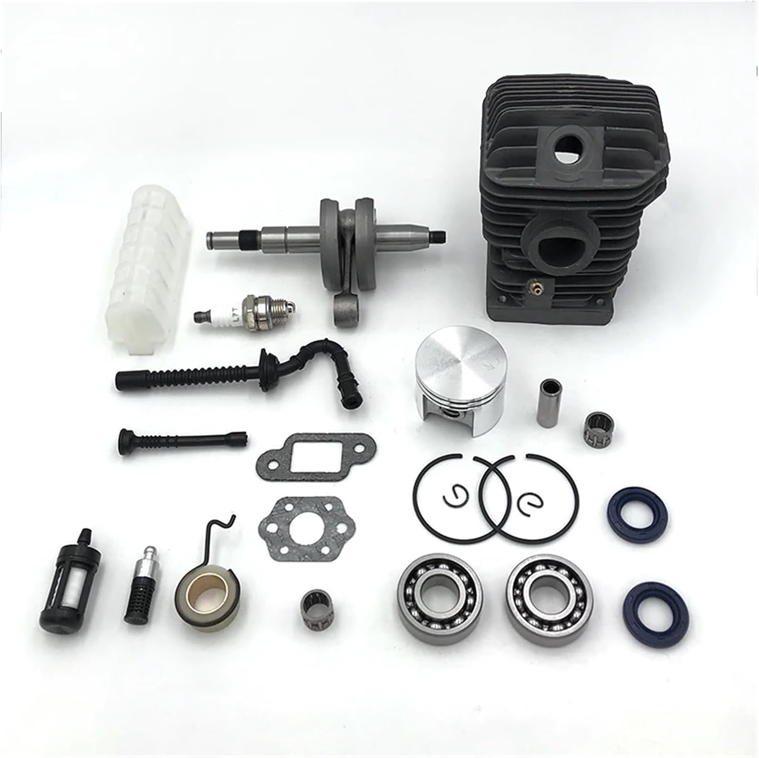 Stihl ms230 ms250 ms210 021 023 025 ms 230 250用オイルシールキット付き2 xクランクベアリング, チェーンソーの交換用スペアパーツ - AliExpress 42.5 ミリメートルシリンダーピストン Assy エアフィルター燃料油ホース クランクシャフトキット MS250 MS230 025 STIHL 023 230 MS 025 250 チェーンソー用クランクシャフトベアリング オイルシールキット付き