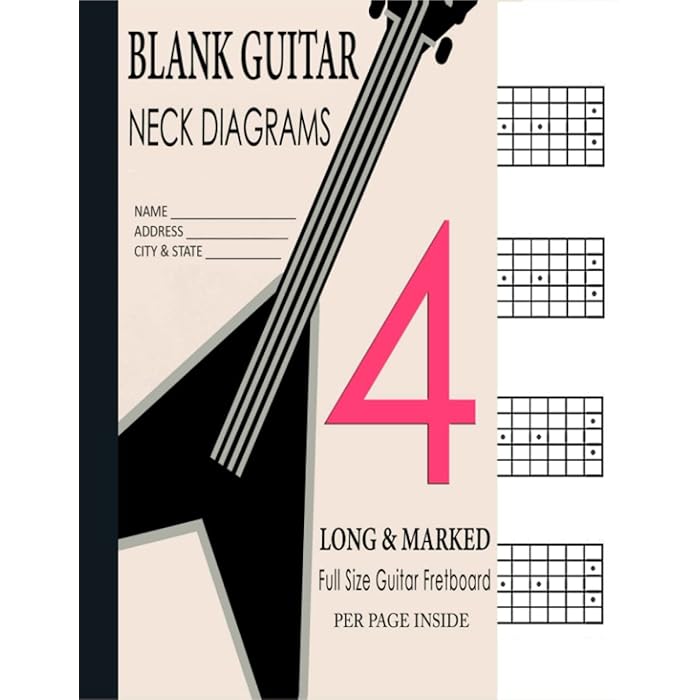 Buy Blank Guitar Neck Diagram Notebook Guitar Inlay Fret Markers Dot Buy blank guitar neck diagram notebook guitar inlay fret markers dot