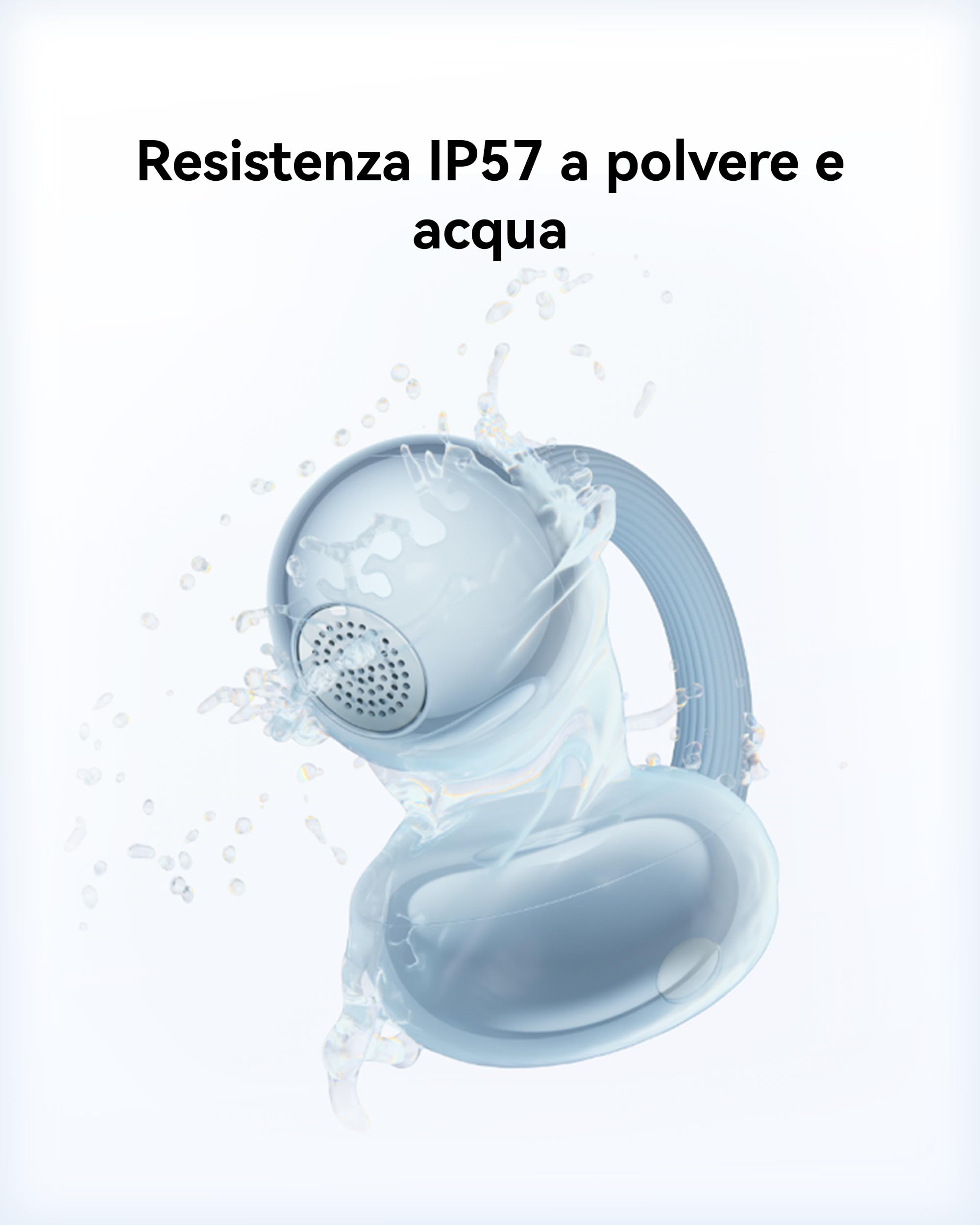 HUAWEI FreeClip 2 Nero, Cuffie Bluetooth Wireless, Design ultra-Leggero, per il massimo del comfort, Ascolto adattivo open-ear, Chiamate Cristalline, Fino a 38 ore, iOS e Android, Garanzia di 30 Mesi