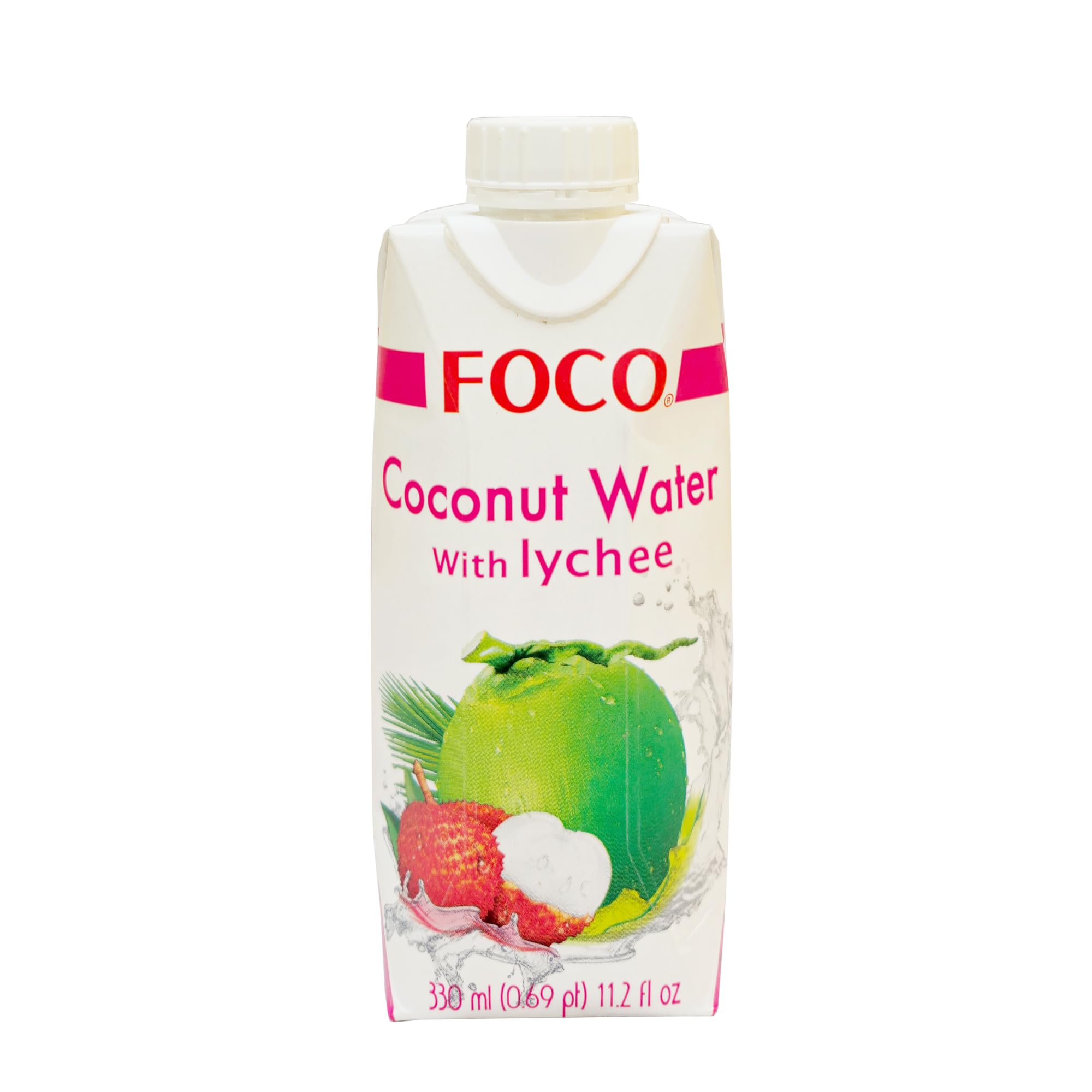 Foco Coconut Water with Lychee, 330ml