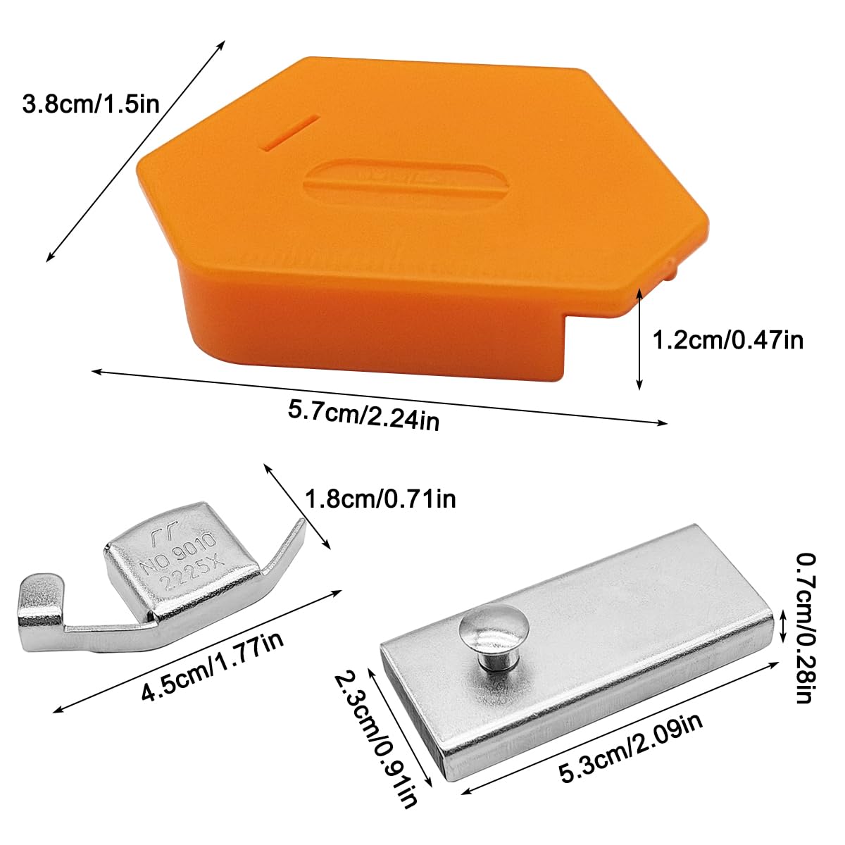 LOT DE 4 Guides De Couture Magnétiques Amovibles Pour Machine à Coudre