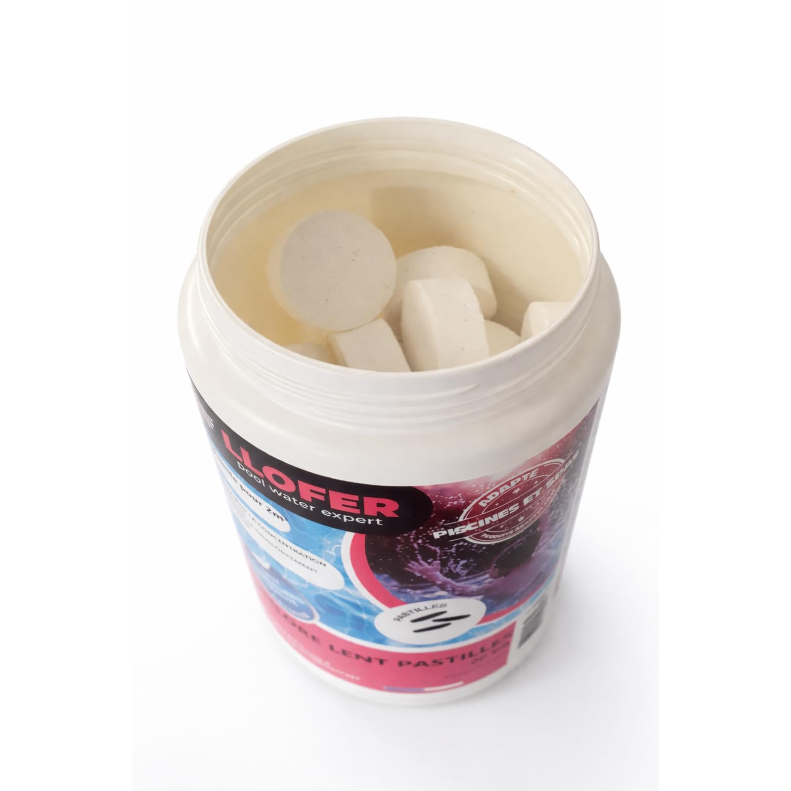 203B4T1KG-SPA - Chlore Lent en Pastille de 20gr spécial Spa - 1kg